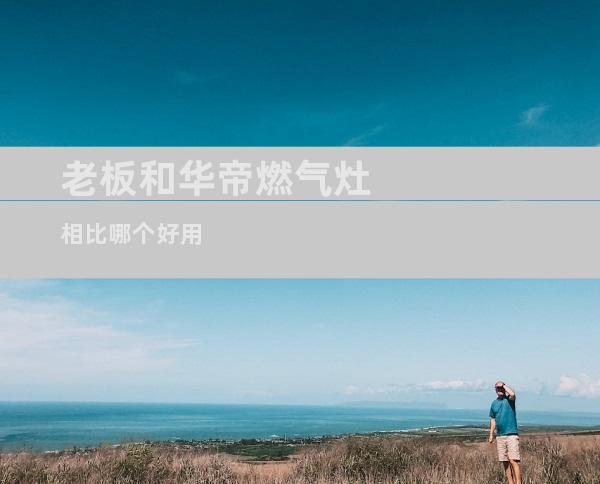 老板和华帝燃气灶相比哪个好用