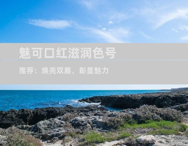 魅可口红滋润色号推荐：焕亮双唇，彰显魅力